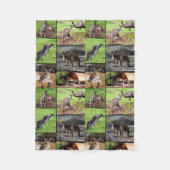 Kangaroo Photo Collage Fleece Deken (Voorkant)