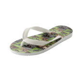 Kangaroo Photo Collage Kinder Teenslippers (Schuin)