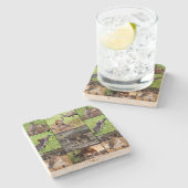 Kangaroo Photo Collage Stenen Onderzetter (Zijkant)