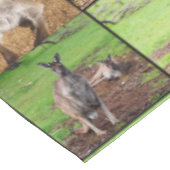 Kangaroo Photo Collage Tafelkleed (Gekanteld)