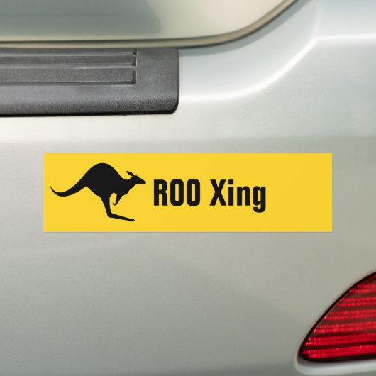 Kangaroo-pictogram Bumpersticker