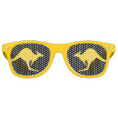 Kangaroo-pictogram Retro Zonnebril (Voorkant)