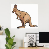 Kangaroo Poster (Thuiskantoor)