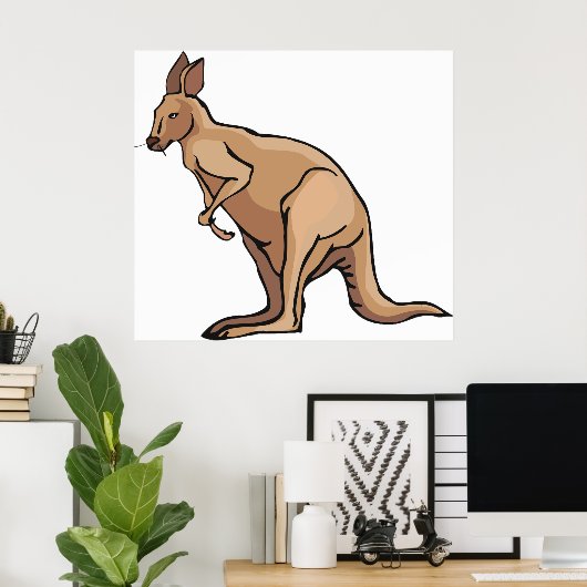 Kangaroo Poster (Thuiskantoor)