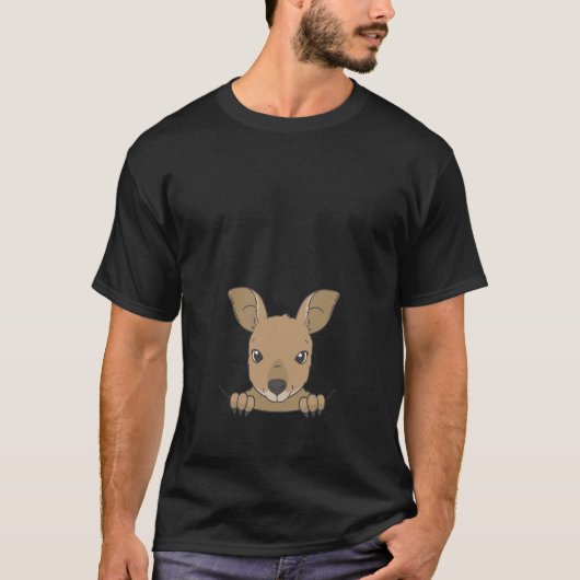 Kangaroo Pouch Marsupial Australia Kangaroo Costum T-shirt (Voorkant)