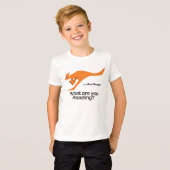 Kangaroo Reads T-shirt (Voorkant volledig)