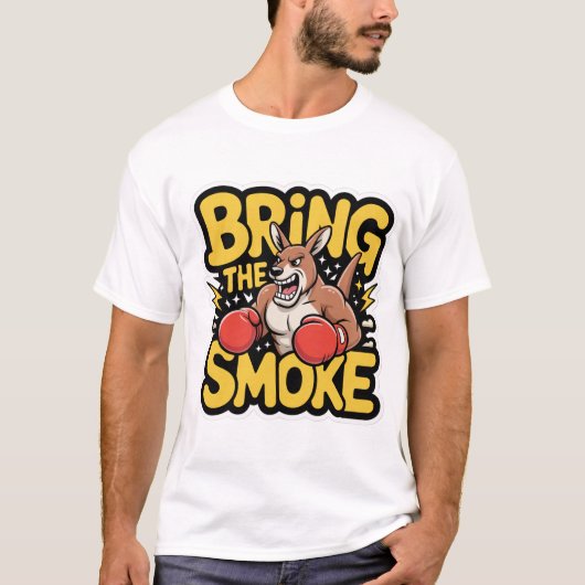 KANGAROO READY FOR SMOKE T-SHIRT (Voorkant)