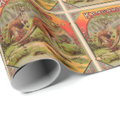  kangaroo-reclame cadeaupapier (Rol Hoek)