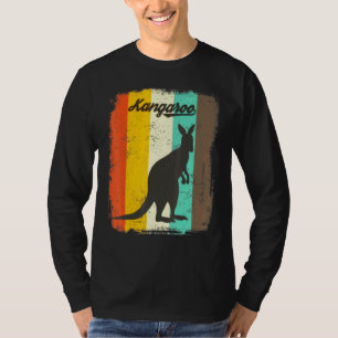 Kangaroo Retro 70s Cute Animal T-shirt