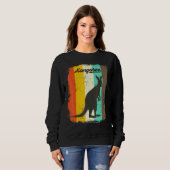 Kangaroo Retro 70s  Cute Animal Trui (Voorkant volledig)