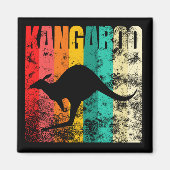 Kangaroo Retro Magneet (Voorkant)