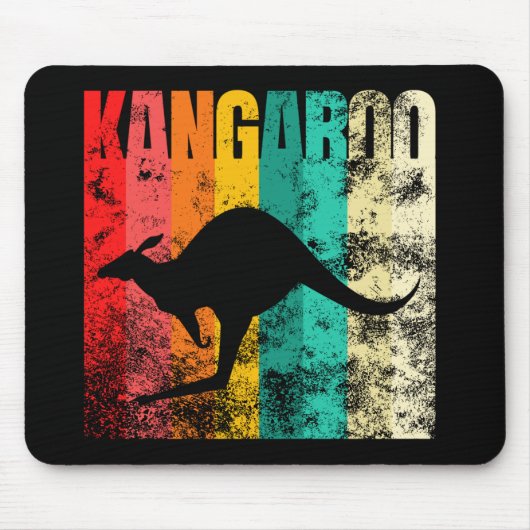 Kangaroo Retro Muismat (Voorkant)