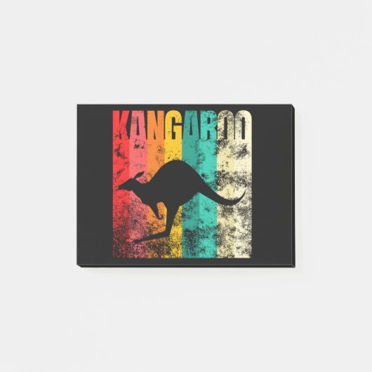 Kangaroo Retro Post-it® Notes (Voorkant)