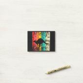 Kangaroo Retro Post-it® Notes (Op bureau)