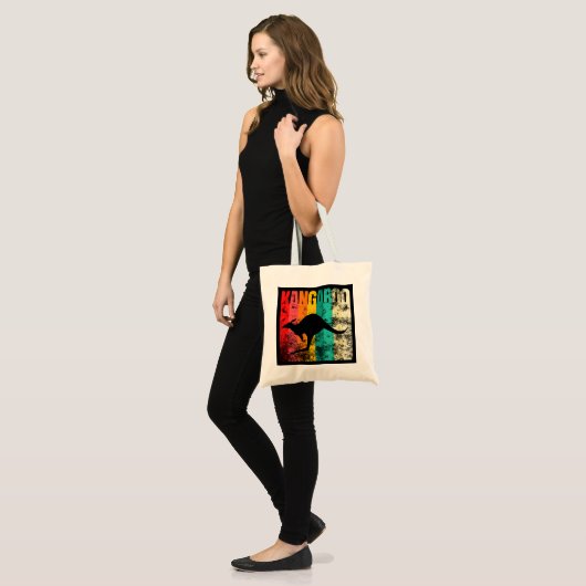 Kangaroo Retro Tote Bag (Voorkant (model))