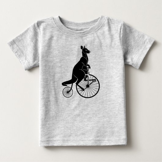Kangaroo Riding Vintage Bike Rompwe (Voorkant)