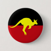 Kangaroo Ronde Button 5,7 Cm (Voorkant)