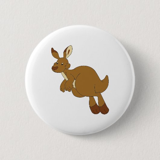 Kangaroo Ronde Button 5,7 Cm (Voorkant)