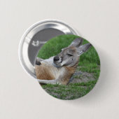 Kangaroo Ronde Button 5,7 Cm (Voorkant /achterkant)