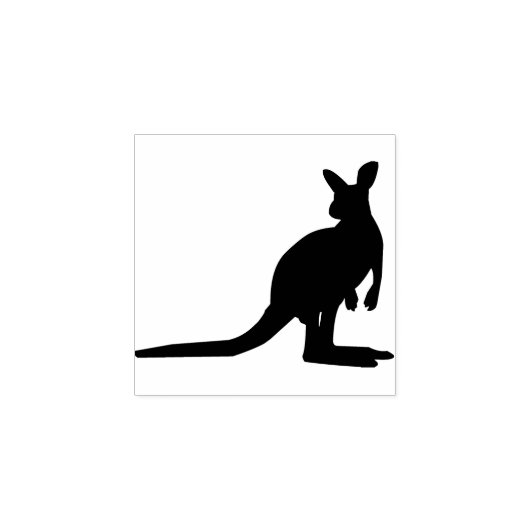 Kangaroo Rubberstempel (Afrduk)