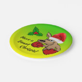 Kangaroo Santa 7" Australische kerstfeestdag Papieren Bordje (Gekanteld)