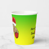 Kangaroo Santa Australian Kerstparty Papieren Bekers (Links)