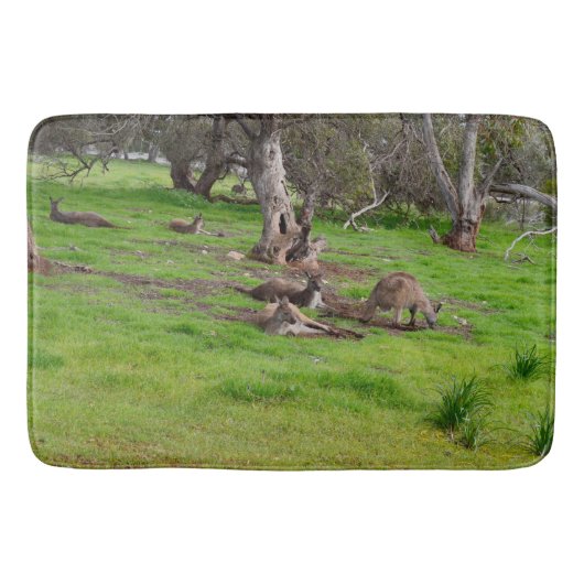 Kangaroo Siesta Large Memory Scham Bath Mat (Voorkant)