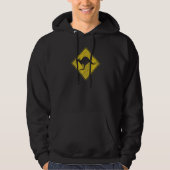 KANGAROO SIGN ROAD TRAFFIC HIGHWAY STREET CROSSING HOODIE (Voorkant)