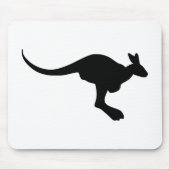 Kangaroo Silhouette Muismat (Voorkant)