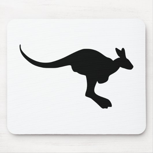 Kangaroo Silhouette Muismat (Voorkant)