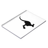 Kangaroo Silhouette Notitieboek (Linkerzijde)