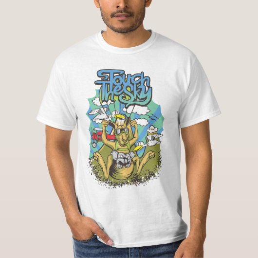 Kangaroo Sky Dive Adventure T-shirt (Voorkant)