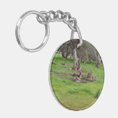 Kangaroo Slumber Party Sleutelhanger (Voorkant Links)