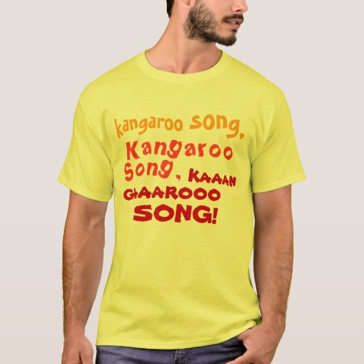 Kangaroo Song! T-shirt (Voorkant)