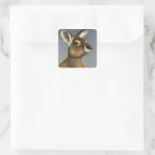 Kangaroo Square Sticker (Tas)
