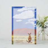 Kangaroo Stationery Briefpapier (Staand voorkant)