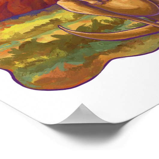 Kangaroo Stationery Poster (Hoek)