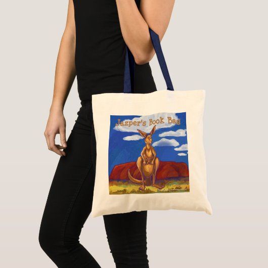 Kangaroo Stationery Tote Bag (Voorkant (product))