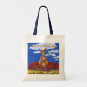 Kangaroo Stationery Tote Bag (Voorkant)