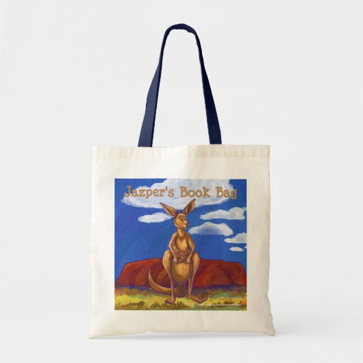 Kangaroo Stationery Tote Bag (Voorkant)