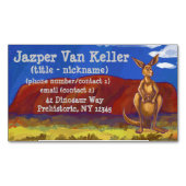 Kangaroo Stationery Visitekaartje Magneet (Voorkant)