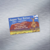 Kangaroo Stationery Visitekaartje Magneet (Voorbeeld)