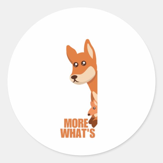 Kangaroo sticker Kangaroosal Stikkers Wat Meer (Voorkant)