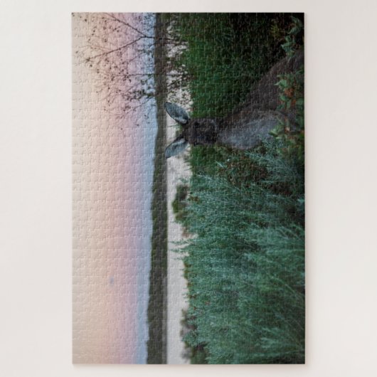 Kangaroo Sunset bij het Australië-meer, 1014 stuks Legpuzzel (Verticaal)