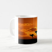 Kangaroo Sunset Koffiemok (Voorkant links)