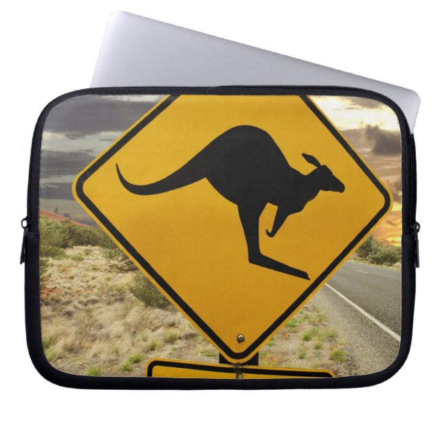 Kangaroo-teken, Australië Laptop Sleeve (Voorkant)