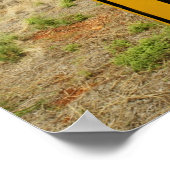 Kangaroo-teken, Australië Poster (Hoek)