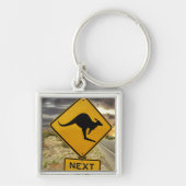 Kangaroo-teken, Australië Sleutelhanger (Voorkant)