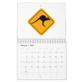 Kangaroo-teken Kalender (Feb 2027)