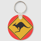 Kangaroo-teken Sleutelhanger (Voorkant)